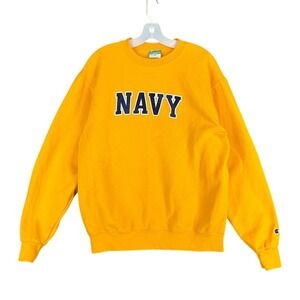 United States Naval Academy Sweater Mens M Champion Eco Fleece Military College